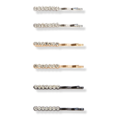 Scünci Mini Bobby Pins with Rhinestones