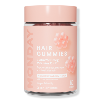 MONDAY Haircare Hair Gummies with Biotin & Vitamin C+E For Thicker Stronger Hair