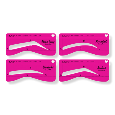 NYX Professional Makeup Zero to Brow Eyebrow Shaping Stencil