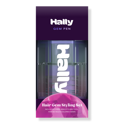 HALLY Gem Pen Hair Gem Styling Set - Device & 60 Gems