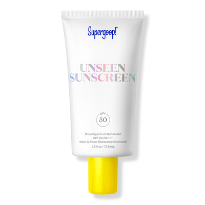 Supergoop! Unseen Sunscreen SPF 50 Invisible Sun Protection for Face