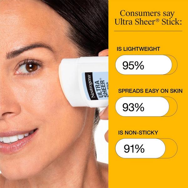 Neutrogena Ultra Sheer Non-Greasy SPF 60 Face Sunscreen Stick #5