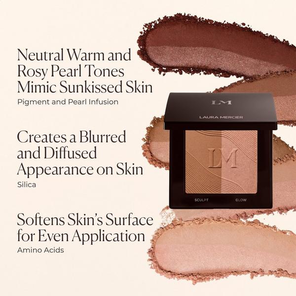 Laura Mercier Bronze Color Infusion Talc-Free Matte & Luminous Duo  #8