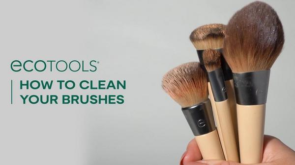 EcoTools Makeup Brush + Sponge Shampoo & Cleansing Pad Bundle #9